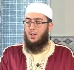 Portret van Koranreciteur Abdul Hakim Al Jazairi