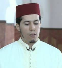Portret van Koranreciteur Abdul Karim Al Daghoush