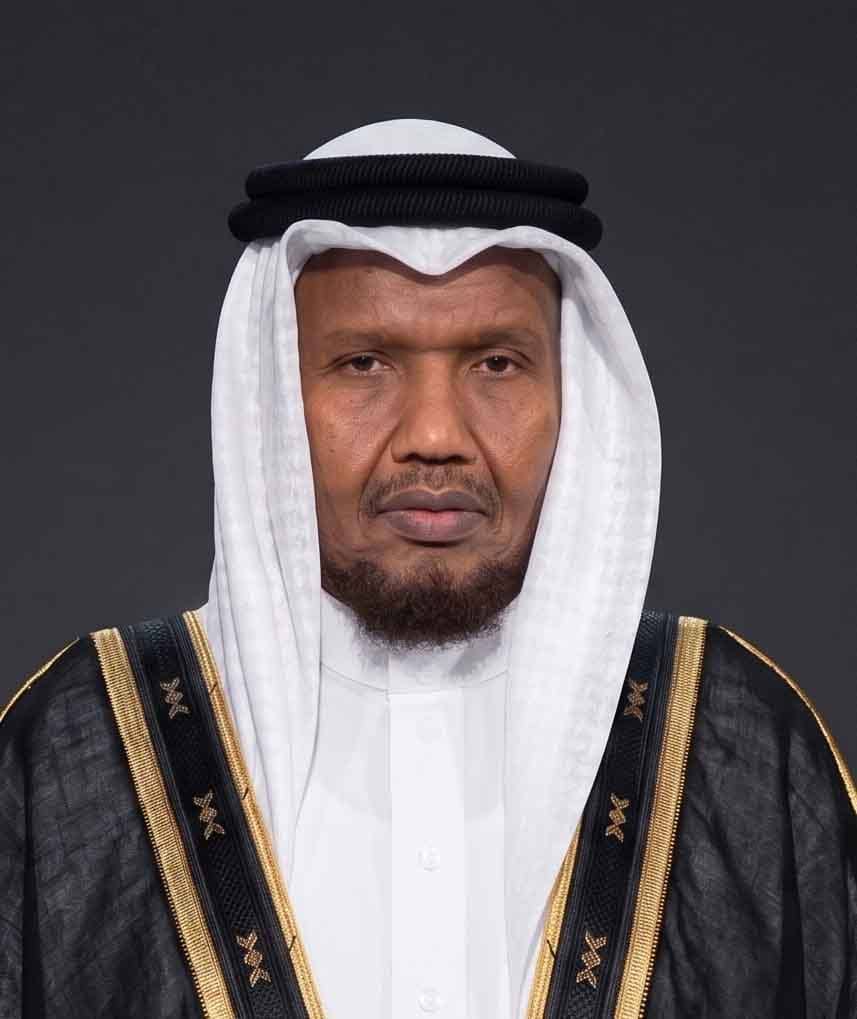 Portret van Koranreciteur Abdul Rashid Sufi