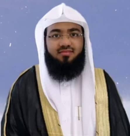 Portret van Koranreciteur Ahmed Al Amiri