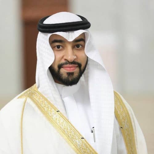 Portret van Koranreciteur Ahmed Al Lahdan Al Dosari