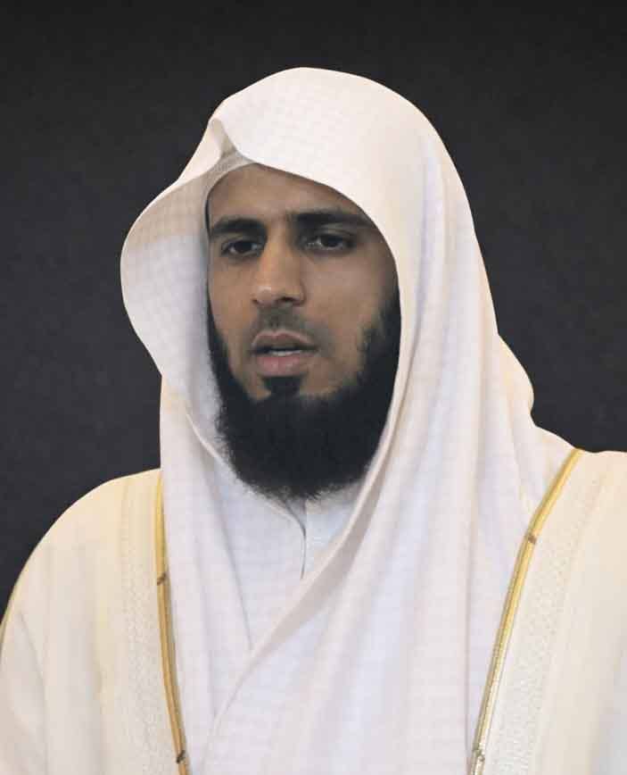 Portret van Koranreciteur Ahmed bin Hussein Al Majarshi