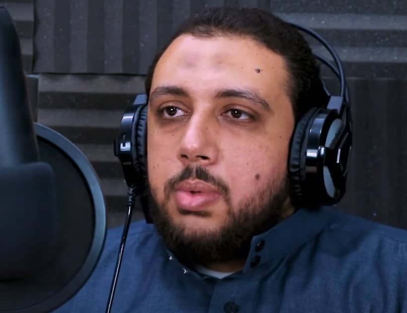 Portret van Koranreciteur Ahmed Hammad