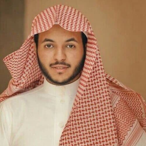 Portret van Koranreciteur Ahmed Mohammed Al abaid