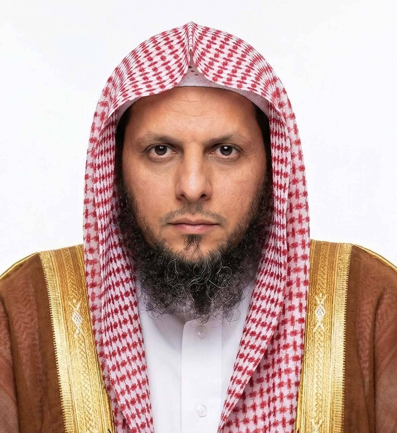 Portret van Koranreciteur Ahmed Najeeb Al Suwailem