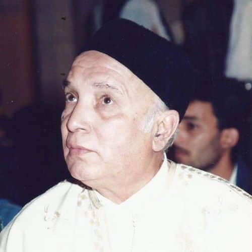 Portret van Koranreciteur Al Amin Muhammad Qanwa
