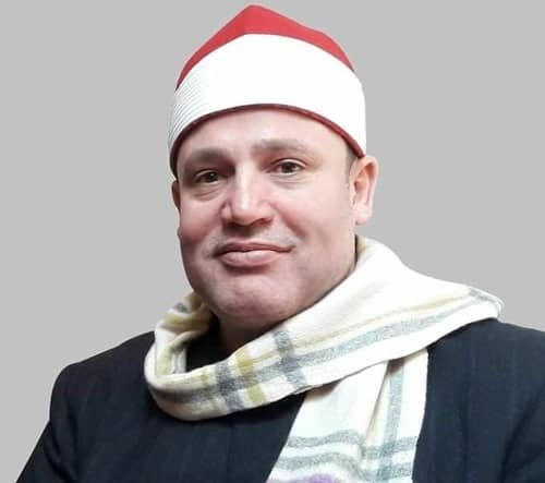 Portret van Koranreciteur Hajjaj Al Hindawi
