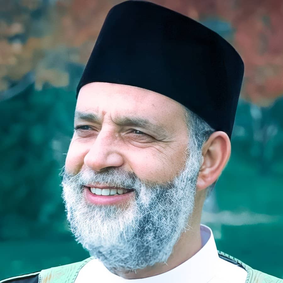 Portret van Koranreciteur Hassan Saleh