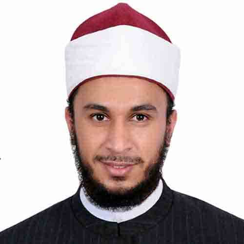 Portret van Koranreciteur IbrahimAl Qarjawi