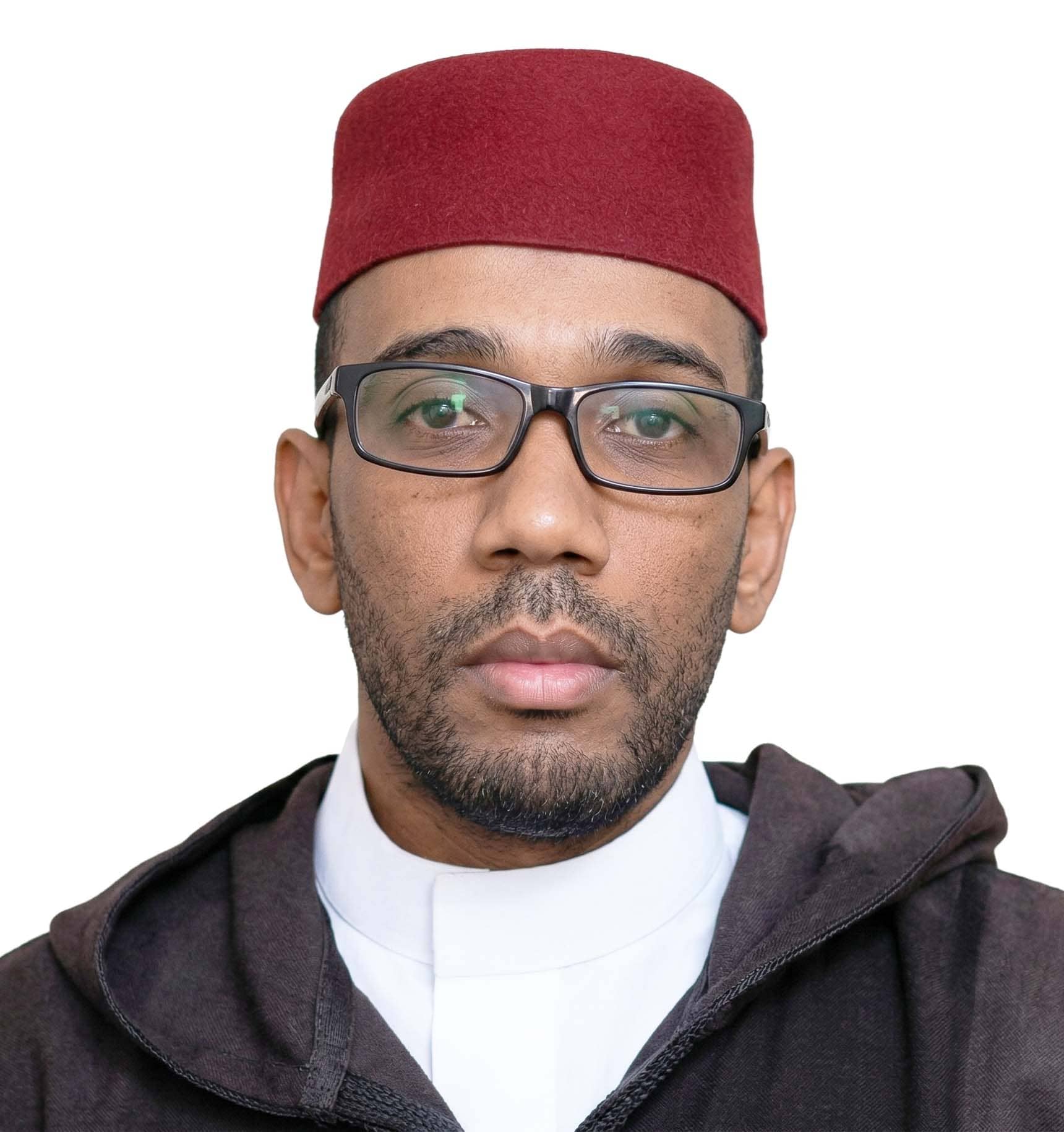 Portret van Koranreciteur Kamal Al Maroush