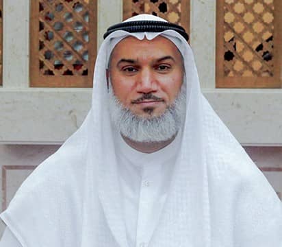 Portret van Koranreciteur Mahmoud Al Rifai