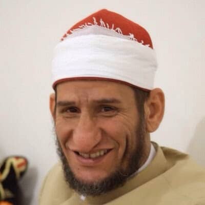 Portret van Koranreciteur Mahmoud Al Shimi