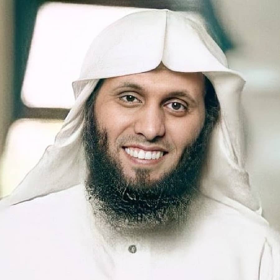 Portret van Koranreciteur Mansour Al Salmi