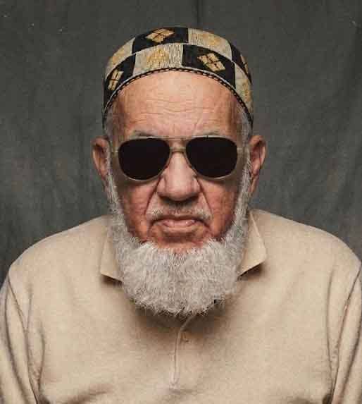 Portret van Koranreciteur Muhammad Al-Jabri Al-Hayani