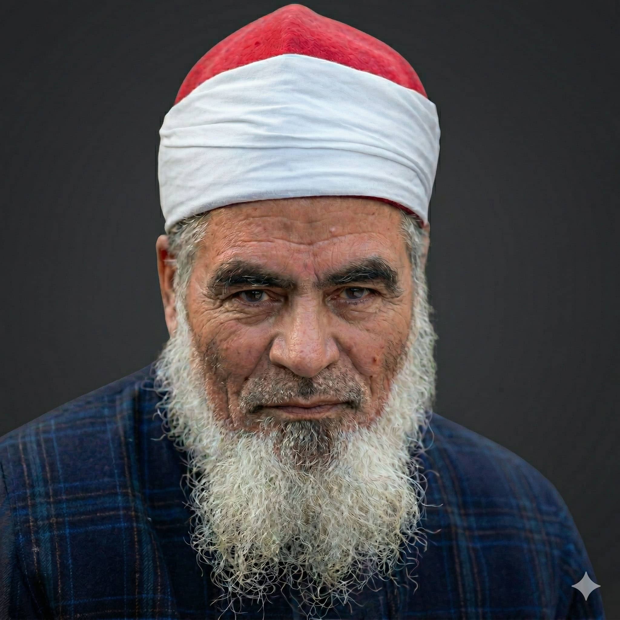 Portret van Koranreciteur Muhammad Al Munshid