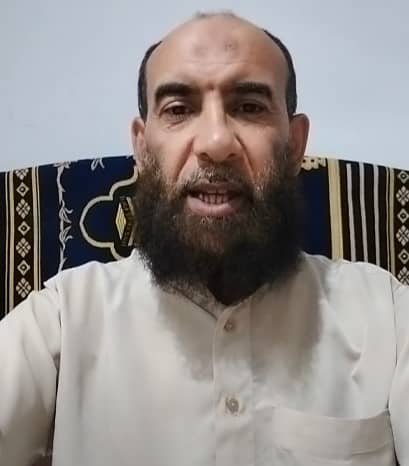 Portret van Koranreciteur Muhammad Hassan Ismail