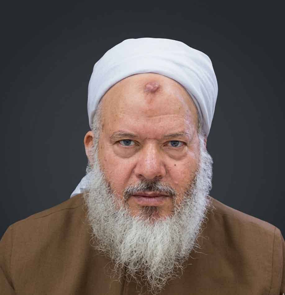 Portret van Koranreciteur Osama Abdul Azim
