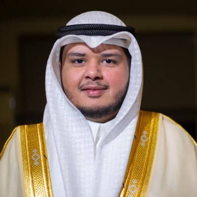Portret van Koranreciteur Saleh Al Ansari