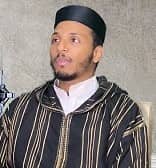 Portret van Koranreciteur Zakaria Abdullah Ghaziwi