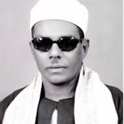 Portrait of Quran reciter Mahmoud Hassanin Alkalhi